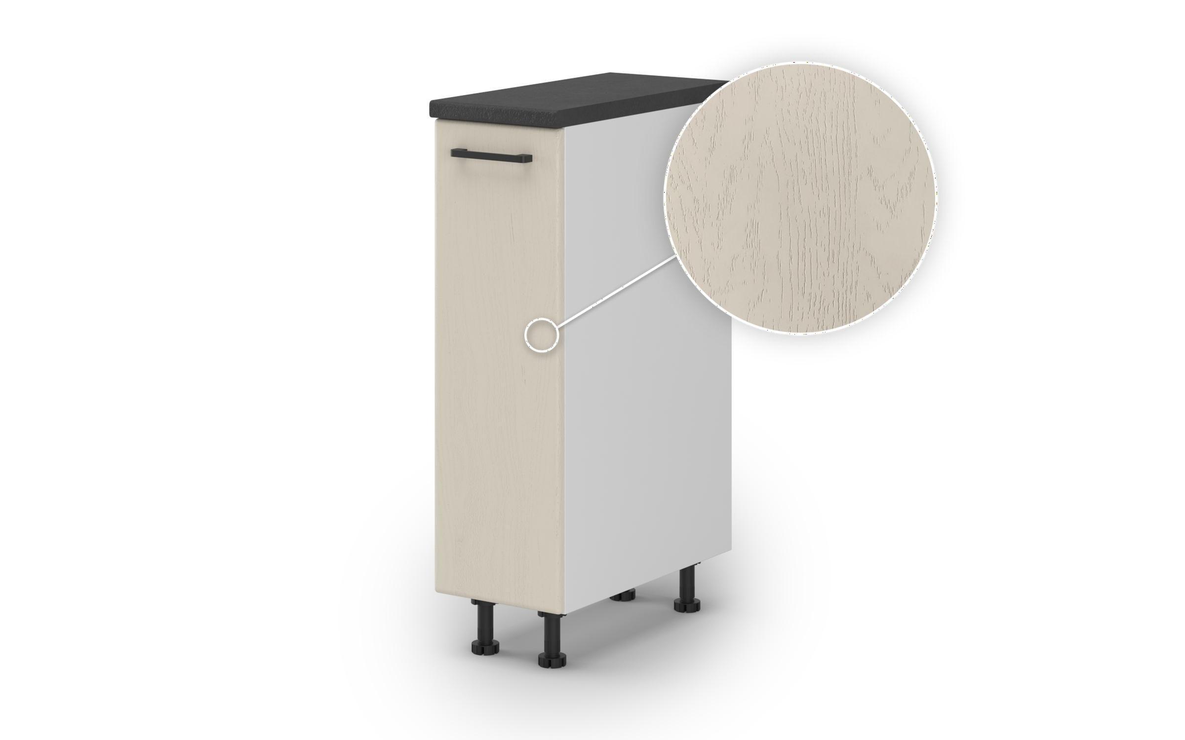 Kitchen pull-out bottle rack Hannah 28, Aspen beige  1